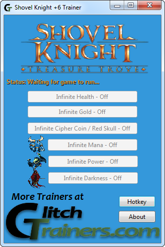 скачать Shovel Knight Treasure Trove: Трейнер/Trainer (+6) [3.0A] 
