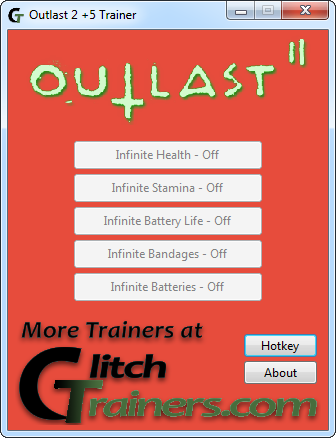 скачать Outlast 2: Трейнер/Trainer (+5) [1.0]