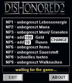 скачать Dishonored 2: Трейнер/Trainer (+15) [1.77.5.0] 