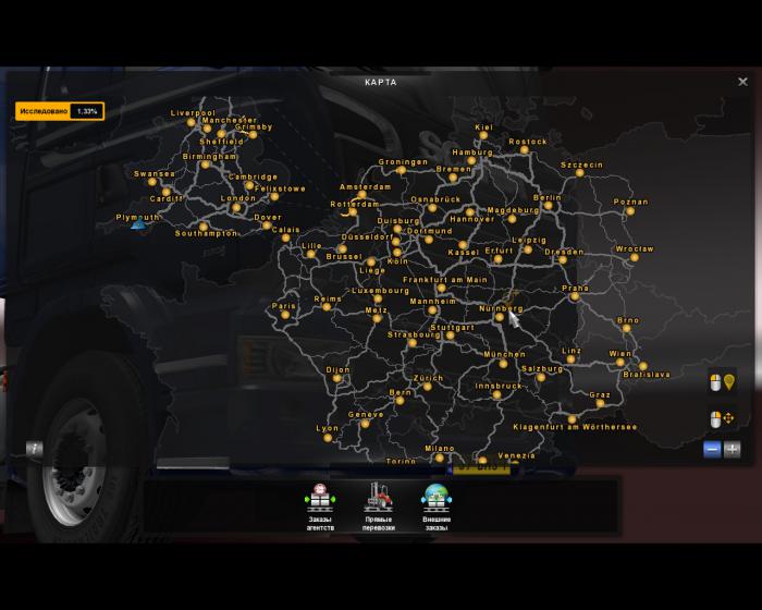 скачать Euro Truck Simulator 2: Сохранение/SaveGame (3.000.000.000$, 1485 LVL, Открыты все гаражи) [Без DLC]
