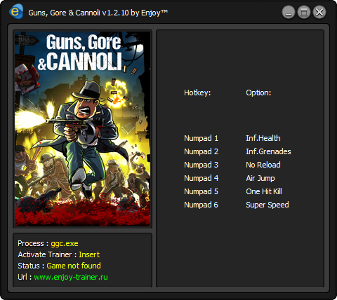 скачать Guns, Gore & Cannoli : Trainer/Трейнер [+6] [v1.2.10] [Enjoy] [ENJ]