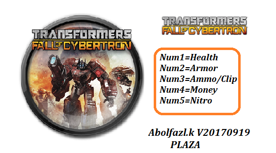 скачать Transformers: Fall of Cybertron: Трейнер/Trainer (+5) [UPD: 19.09.2017]