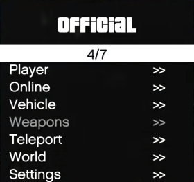 скачать Grand Theft Auto 5 (GTA V): Чит-Мод/Cheat-Mode (Official Mod Menu от 21.10.17 [ESP/MoneyHack(2k/10k)/Teleport]) [1.41]