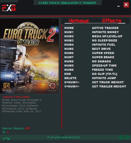 скачать Euro Truck Simulator 2: Трейнер/Trainer (+14) [1.30.1.19s: 64 Bit]