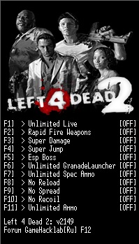 скачать Left 4 Dead 2: Трейнер/Trainer (+11) [2149]