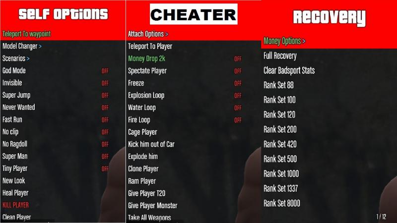 скачать Grand Theft Auto 5 (GTA V): Чит-Мод/Cheat-Mode (Primal v13) [1.42]