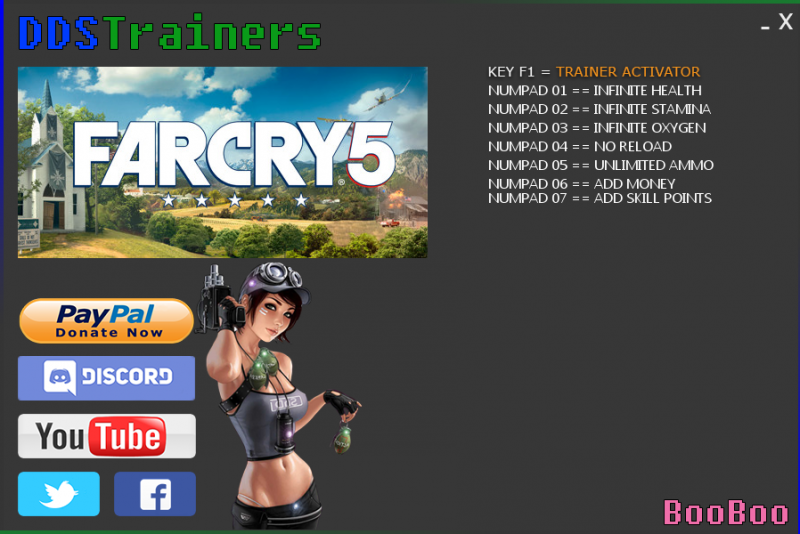 скачать Far Cry 5: Трейнер/Trainer (+7) [1.2.0]