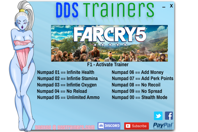 скачать Far Cry 5: Трейнер/Trainer (+10) [1.2.0]