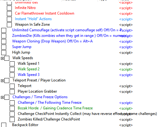 скачать Dying Light: Таблица для Cheat Engine (Два новых редактора сохранений) [1.15.0 + v1.16.0] .