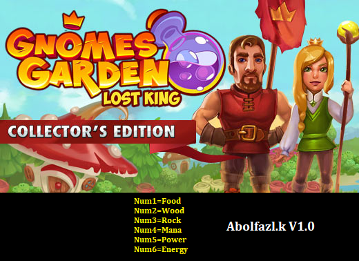 скачать Gnomes Garden - Lost King Collectors Edition: Трейнер/Trainer (+6) [1.0]