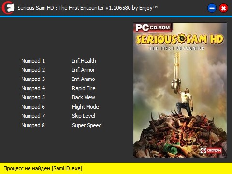 скачать Serious Sam HD - The First Encounter: Трейнер/Trainer (+8) [v1.206580] [PC | Repack от Other's]
