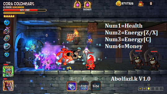 скачать Dungeonstars: Трейнер/Trainer (+4) [1.0]