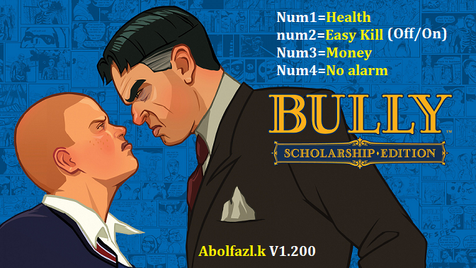 скачать Bully: Scholarship Edition: Трейнер/Trainer (+4) [1.200]