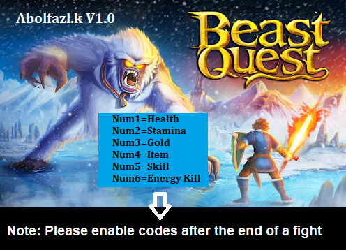 скачать Beast Quest: Трейнер/Trainer (+6) [1.0]
