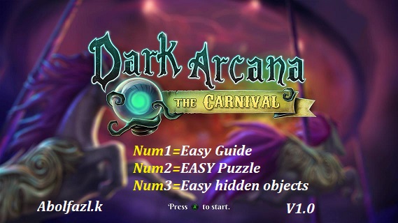 скачать Dark Arcana: The Carnival - Collector's Edition: Трейнер/Trainer (+3) [1.0.3]