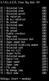 скачать S.T.A.L.K.E.R. Clear Sky: Трейнер/Trainer (+24) [1.5.10] - Updated: 15.10.2018