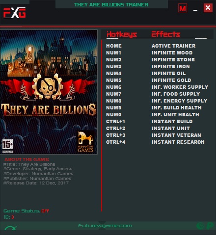 скачать They Are Billions: Трейнер/Trainer (+14) [v0.9.2]