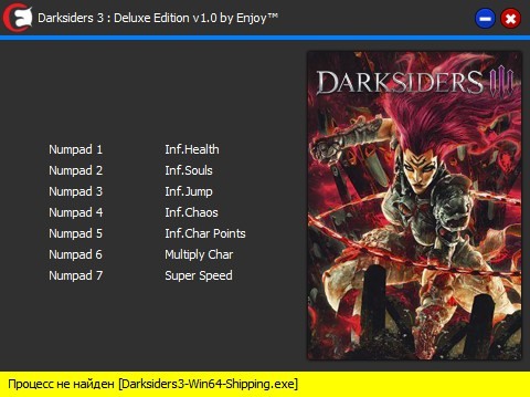скачать Darksiders 3 - Deluxe Edition: Трейнер/Trainer (+7) [1.0]