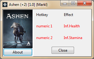 скачать Ashen: Трейнер/Trainer (+2) [1.0]