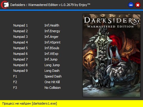 скачать Darksiders - Warmastered Edition: Трейнер/Trainer (+12) [v1.0.2679]