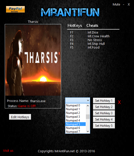 скачать Tharsis: Трейнер/Trainer (+6) [11.03.2019: x64]