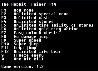 скачать The Hobbit: Трейнер/Trainer (+14) [v1.2]