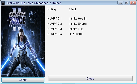 скачать Star Wars - The Force Unleashed 2: Трейнер/Trainer (+4) [1.0]