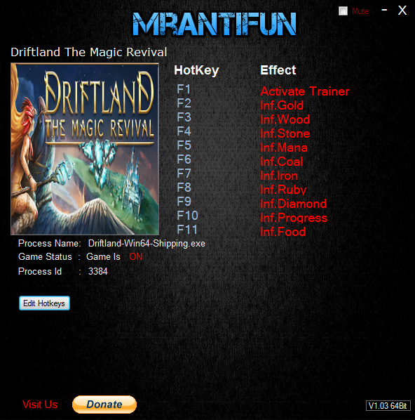 скачать Driftland The Magic Revival: Трейнер/Trainer (+6) [1.0]