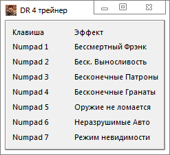 скачать Dead Rising 4: Трейнер/Trainer (+7) [1.04]