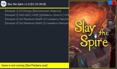 скачать Slay the Spire: Трейнер/Trainer (+4) [v1.0 (01-23-2019)]