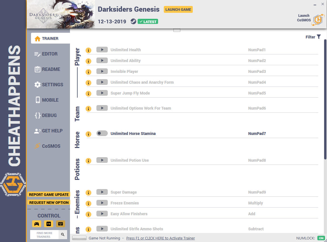 скачать Darksiders Genesis +34 трейнер v1.0 HF {CheatHappens.com}