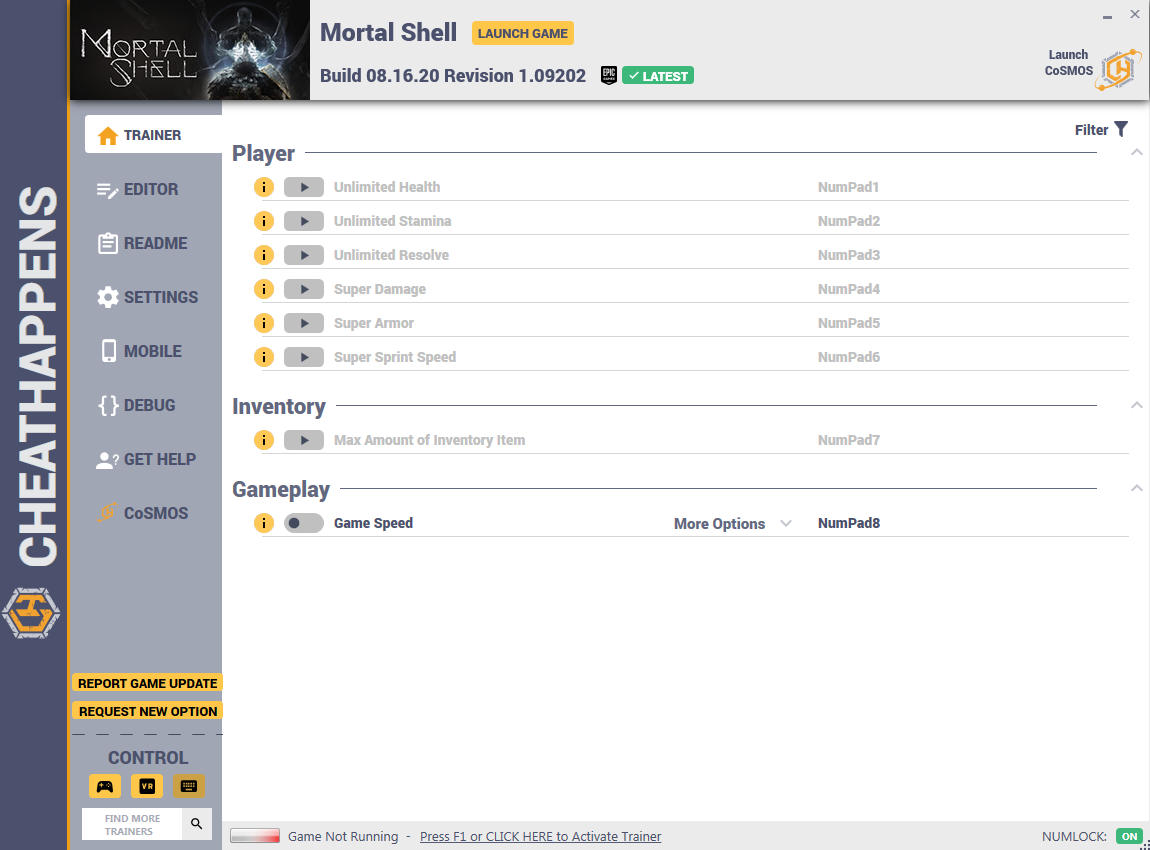 скачать Mortal Shell: +10 трейнер Build 08.16.20 Revision 1.09202 {CheatHappens.com}