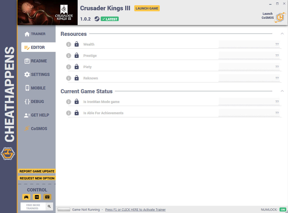 скачать Crusader Kings 3: +8 трейнер v1.0.2 {CheatHappens.com}