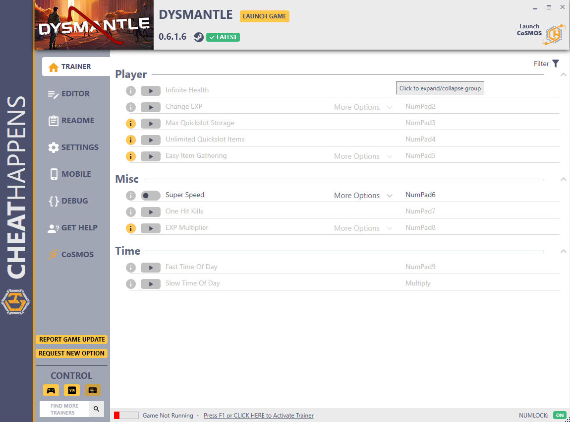 скачать Dysmantle: +11 трейнер v0.6.1.6 {CheatHappens.com}