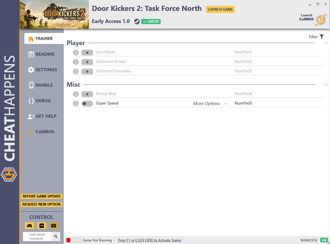 скачать Door Kickers 2: Task Force North +5 трейнер v1.0 {CheatHappens.com}