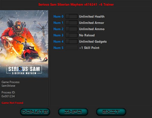 скачать Serious Sam: Siberian Mayhem +6 трейнер v624014 {iNvIcTUs oRCuS / HoG}
