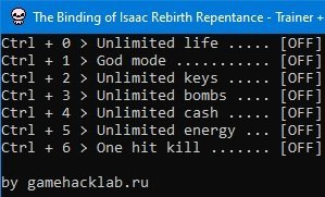 скачать The Binding of Isaac Rebirth: Repentance +7 трейнер v1.7.9a {LIRW}