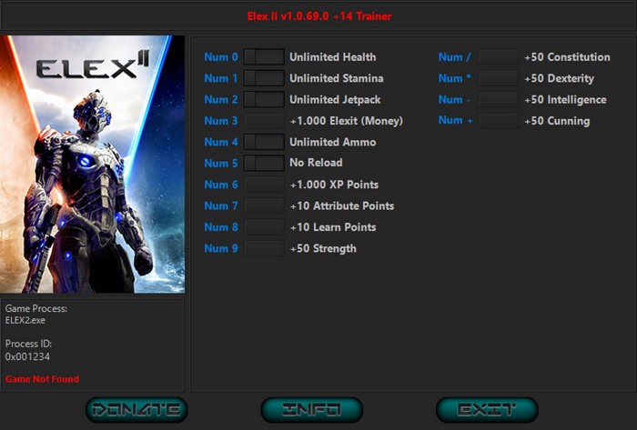 скачать Elex 2: +14 трейнер v1.0.69.0 {iNvIcTUs oRCuS / HoG}