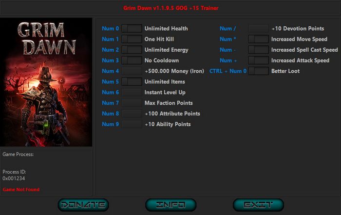 скачать Grim Dawn Original & Definitive Edition +15 трейнер v1.1.9.7 {iNvIcTUs oRCuS / HoG}