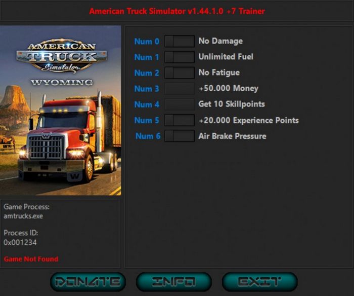 скачать American Truck Simulator: +7 трейнер v1.46.2.11 {iNvIcTUs oRCuS / HoG}