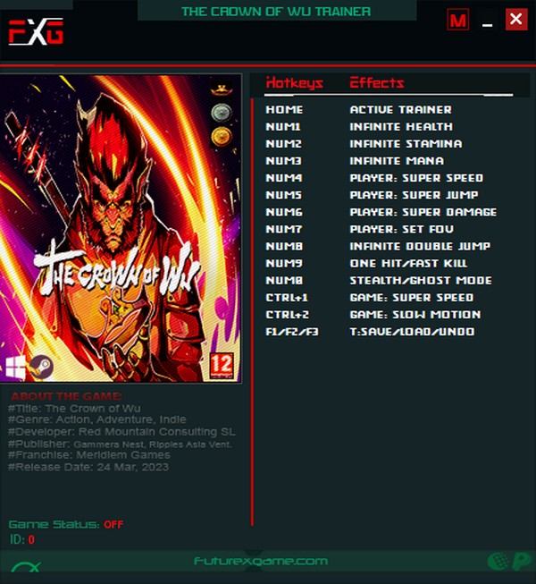 скачать The Crown of Wu: +13 трейнер v1.0 {FutureX}