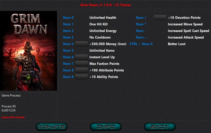 скачать Grim Dawn: Original & Definitive Edition +15 трейнер v1.1.9.8 {iNvIcTUs oRCuS / HoG}