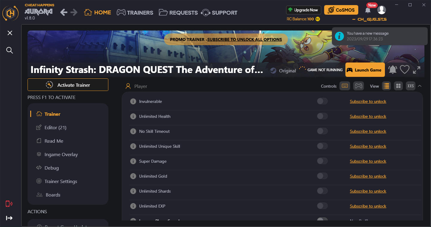 скачать Infinity Strash: DRAGON QUEST The Adventure of Dai +47 трейнер {CheatHappens.com}