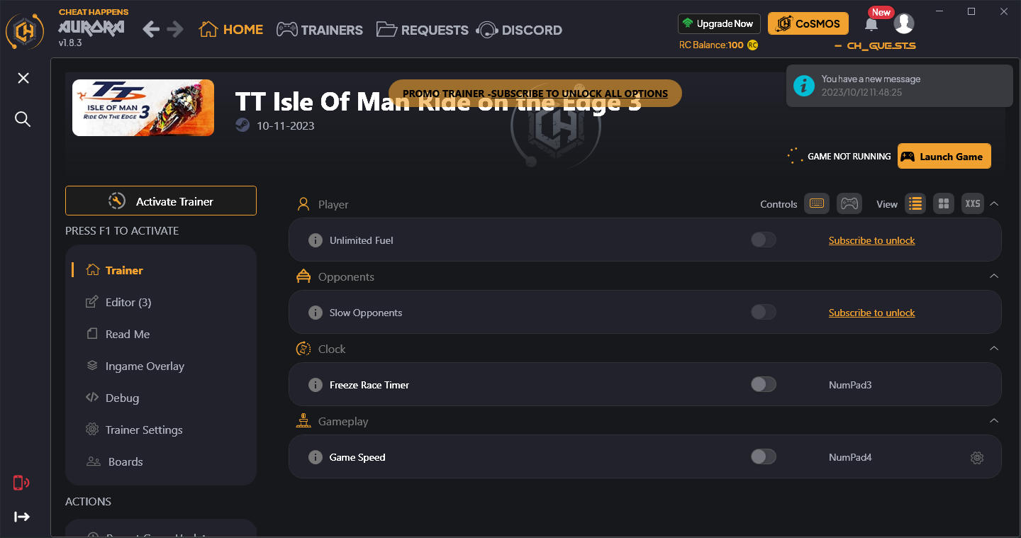 скачать TT Isle of Man: Ride on the Edge 3 +7 трейнер v10-11-2023 {CheatHappens.com}