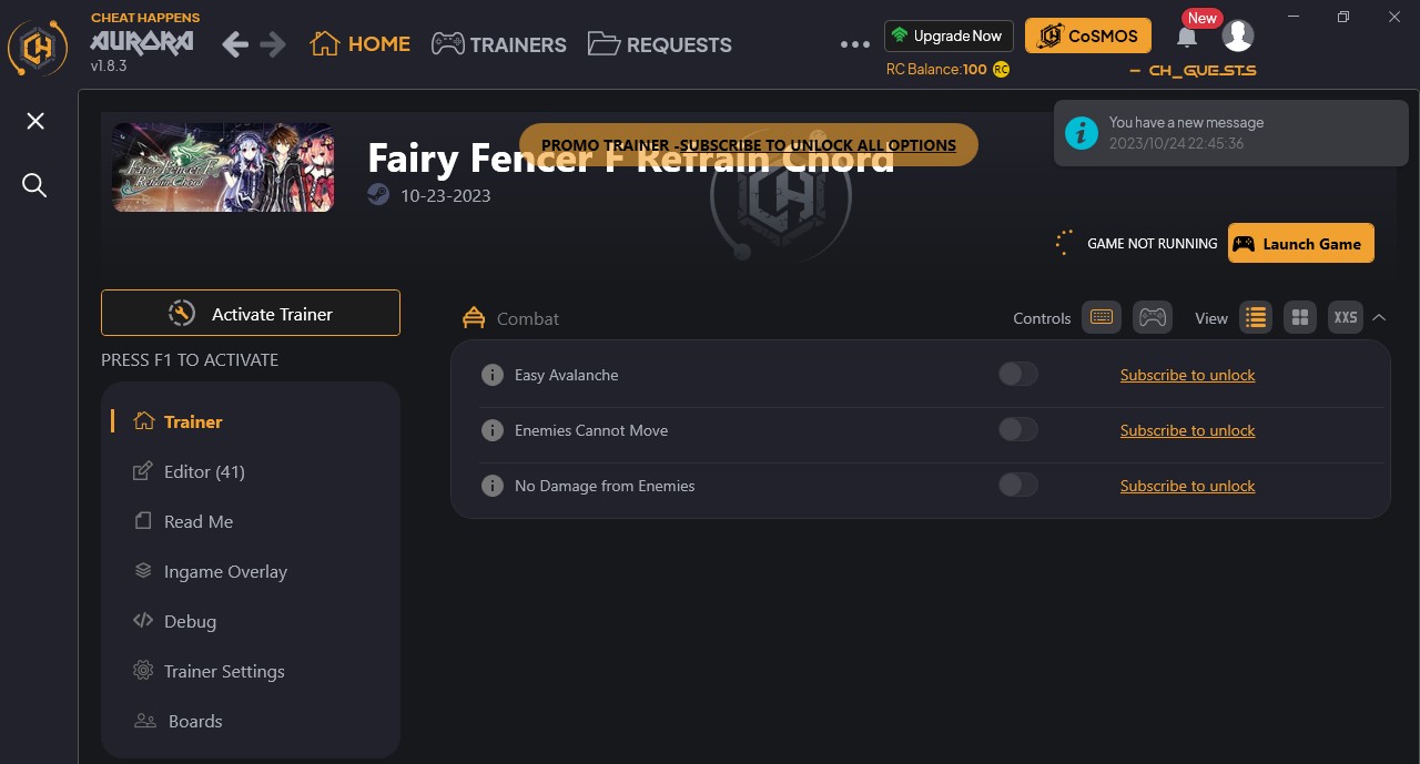 скачать Fairy Fencer F: Refrain Chord +44 трейнер {CheatHappens.com}