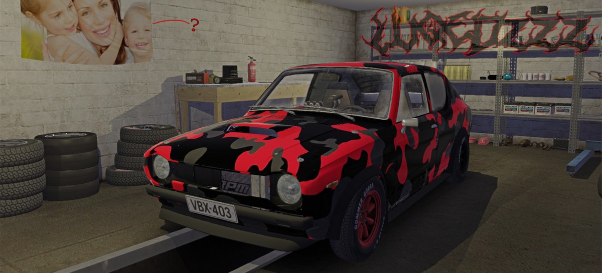 скачать My Summer Car: Сохранение (злой Сацума, 7777 тыс. марок, полно еды и запчастей + скин)