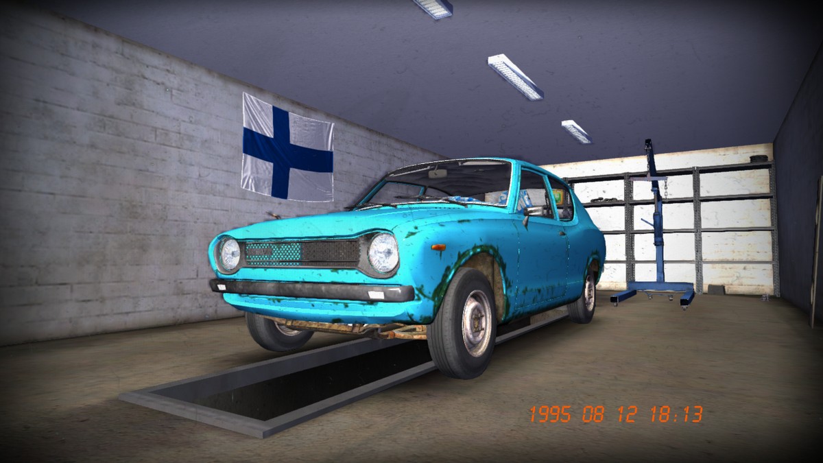 скачать My Summer Car: сохранение (Синий Сацума, 30 тысяч марок, сток)