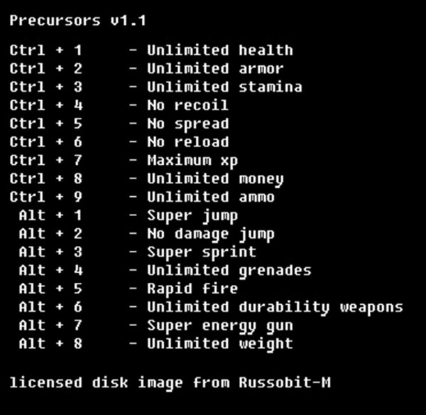 скачать Precursors: +17 трейнер v1.1 {LIRW / GHL}