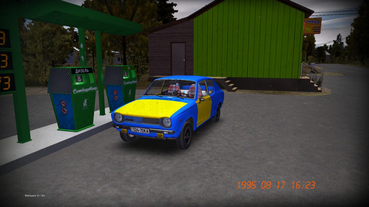 скачать My Summer Car: сохранение (Желто-синий сток Satsuma, 500 000 марок)