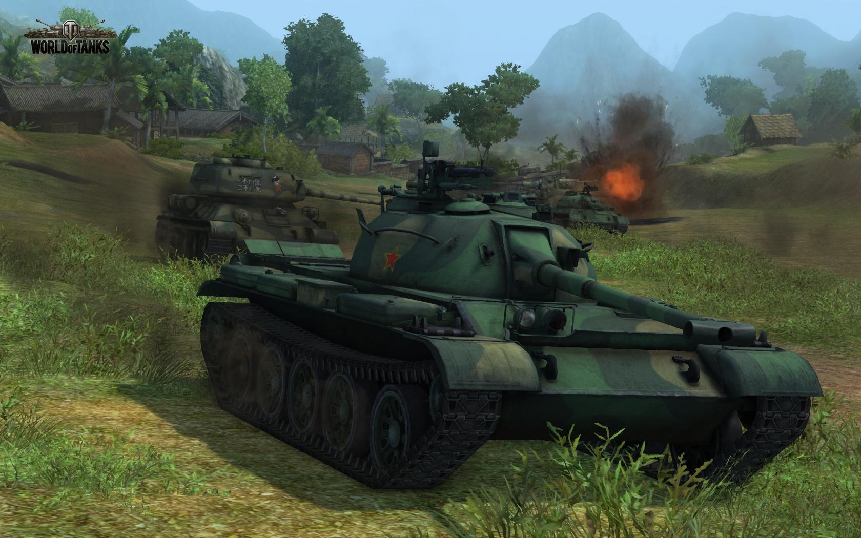 Скриншоты к игре World of Tanks. 